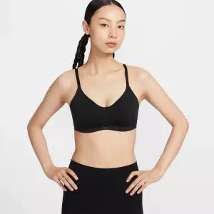 나이키 _엘레이트 미니멀리스트 라이트 서포트 패드 컨버터블 스포츠 브라 W - 블랙:쿨 그레이 / FQ3551-01
