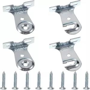 섬나콘 금속 창문 그늘막 브래킷-4PCS 롤러 하드웨어 외부 마운트 나사 포함 거실 침실 사무실용 견고한