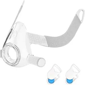 풀 페이스 마스크용 에어핏 F20 프레임 - 클립 2개로 내구성이 뛰어난 업그레이드 CPAP 시스템과 호환 수면