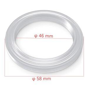 그룹 도장 개스킷 교체 부품 실리콘 스팀 링 EC685 용 58mm