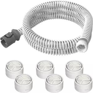 AirMini 튜브 및 HumbX용 6팩 HME 교체용 CPAP OEM만큼 유연함 기계 P10 비강 베개 N20 N30 마스크와 호환