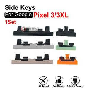 [호환품]Google Pixel 3 XL 3XL용 전원 켜기/끄기 볼륨 버튼 측면 키 교체 부품