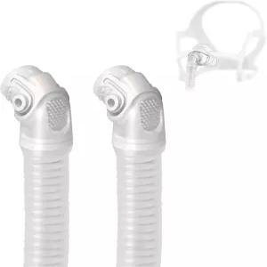 에어핏 N20 및 에어터치 Cpap 마스크와 호환되는 RespWave 교체용 단관 누출 방지 소음 감소 공급 액세서리