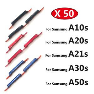 [호환품]50Pcs 삼성 호환 A10S A107F 용 새 측면 전원 키 + 볼륨 버튼