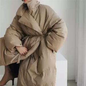 여성 롱패딩코트 다운점퍼 겨울야상 오버사이즈 두꺼운 S