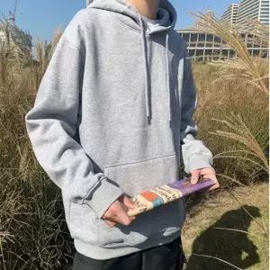 [하프클럽/]남자 오버핏 기모 후드티 가을 겨울 데일리 모자티 2색 구성