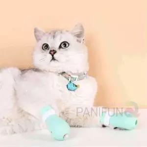 [반려패션] 고양이발톱커버 고양이 고양이발톱깎이 고양이목욕용품 고양이부츠 발톱커버 양말