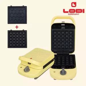 [NS홈쇼핑][로디] 2in1 디저트 메이커 옐로우+플레이트(와플/토스트)[35955713]