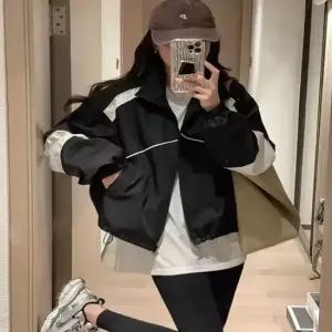 여성 3컬러 간절기 봄 가을 크롭 얇은 바람막이 점퍼 바람막이 양털자켓 프릴가디건