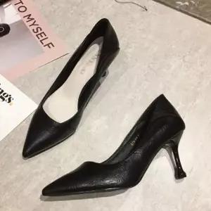 7cm 스틸레토 하이힐 여자 펌프스 구두 오피스 정장 스틸레토하이힐 (W963DBB)