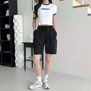 [하프클럽/]신상 여자핫팬츠 휴가 여름핫팬츠 밴딩바지 5부바지