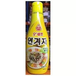 고품질 연겨자 오뚜기 480g 겨자 소스 양념 가정 식당 업소 액상겨자 (W821E9B)