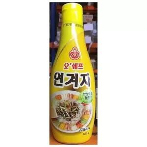 고품질 연겨자 오뚜기 480g 겨자 소스 양념 가정 식당 업소 액상겨자 (W821E9B)