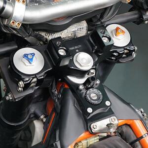 프라모델 전용 자석 파츠KTM 690 Enduro R 오토바이 조향 댐퍼 장착 키트 브래킷 용