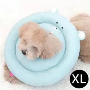 [반려패션] 블루 곰 반려동물 뉴베프카라 강아지넥카라 XL