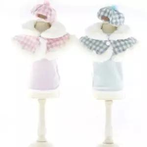 [반려패션] 강아지 망토 캐주얼 데일리 귀여운 퍼 스타일 산책