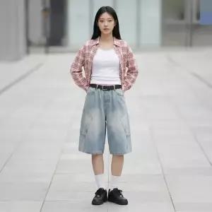 핫팬츠 여름핫팬츠 5부바지 밴딩바지 여자핫팬츠 면
