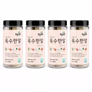 [토종마을] 육수한알 코인육수 간편 국물내기 HACCP인증 마마코인 30코인 4g x 30정 4통