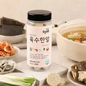 [토종마을] 육수한알 코인육수 간편 국물내기 HACCP인증 마마코인 30코인 4g x 30정 1통