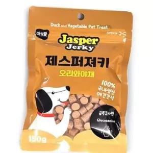 아침애 제스퍼 져키 오리와야채 150g X3개 강아지 간식