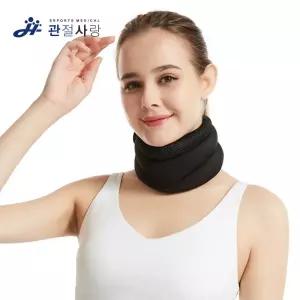 재택근무 거북목 바른 자세 목 경추 보호대 50대 교정용