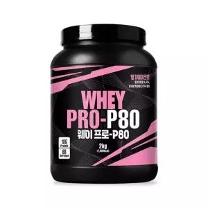 SP스포츠 웨이프로 단백질쉐이크 P80 딸기맛 2kg