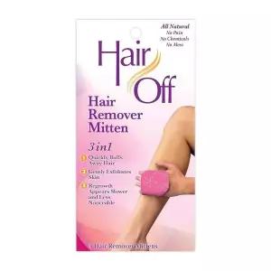 헤어 오프 리무버 mitten 천연 무통 화학 물질 프리 전신 제모 속도를 늦추고 줄여줍니다 각질 제거 상자당