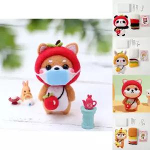펫돌 양모 펠트 DIY KIT 마스크시바 니들 펠트 패키지/만들기/키트/인형/공예/세트/팰트/동물/재료