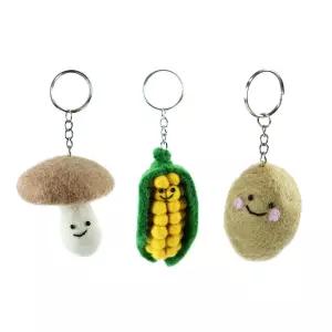 양모 펠트 키링/만들기/DIY/세트/인형/니들/공예/키트/패키지/재료/수공예/핸드메이드/취미/집콕/취미용