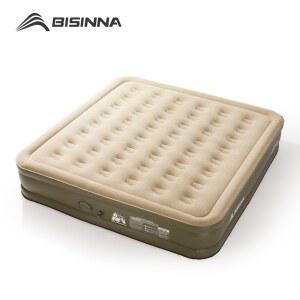 백패킹매트 BISINNA 에어 매트리스 13인용 캠핑 매트 슬리핑 접이식 야외 패드 내장형 침대 펌프