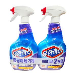 유한락스 곰팡이제거제 600ml 2입 3개