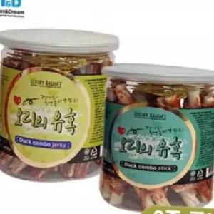 오리의유혹 져키스틱 2종콤보 애견 노령견 건강