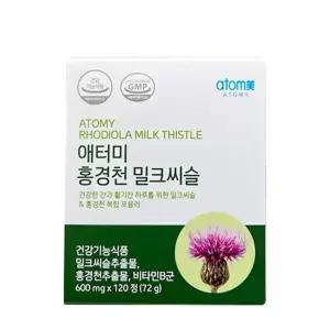 애터미 홍경천 밀크씨슬 120정 밀크씨슬 추출물