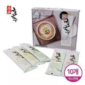 구포국수 5Px10개 (박스판매) 5색국수 소면 답례품 선물용