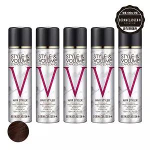 더마클라센 스타일앤 볼륨짱짱 흑채 스프 레이 자연갈색 120ml x5
