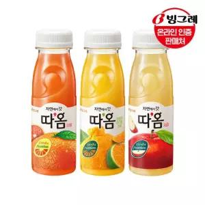 빙그레 따옴 주스 3종 20병 /사과/자몽/천혜향
