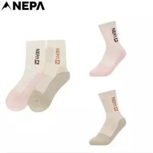 [네파]여성 봄여름 국산 이지 트레킹 단목 양말/삭스(2족세트)_GN
