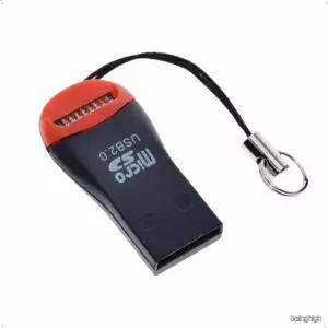 휴대용 초소형 마이크로SD 카드 리더기 USB 2.0 PC 노트북 태블릿 데이터 젠더