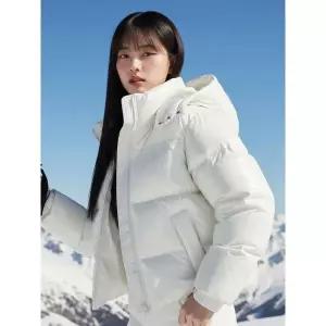 [아웃도어스/뉴발란스]여성 글로시 구스 숏다운 아이보리 NBNPD4W142-39