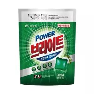 파워브라이트 초고농축 캡슐세제 리필 30개입 무궁화 오피스디포 사무용품 (WDB722A)