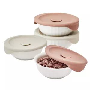 [본사직영] 바로한끼 도자기 밥용기 355ML(한공기) 2세트 총 4개