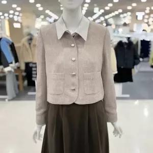SOUP 엘리니아 설빔신학기 출근하객룩 노카라 자켓 OC3JKQ3