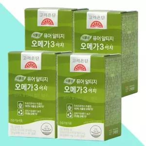 고려은단 알티지 오메가3 이지 식물성퓨어 60캡슐X4개