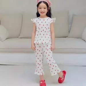 체리우유플리츠상하복