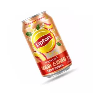립톤 복숭아 스파클링 제로 355ml 24개