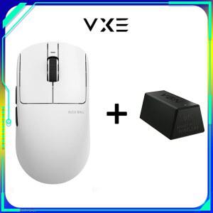 잠자리마우스스티커 VXE DRAGONFLY R1 마우스 트라이 모드 E스포츠 MAX 수신기 PC 동글 게이머 PRO PAW3395 무선 4K