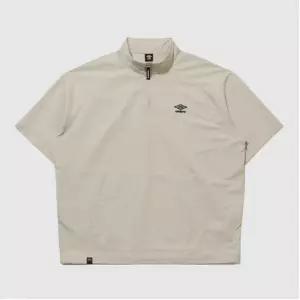 엄브로 클래식 반팔 스탠넥 아노락 UR124CWT31 BEIGE GREY