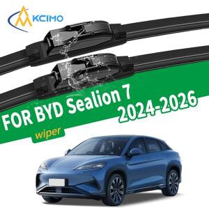 호환상품 BYD 씰라이언 7 24-26용 프리미엄 무소음 와이퍼 블레이드 전면 윈드실드 자동차 교체 부품  천연