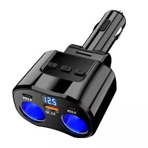 밴수트 180W 차량용 5 in 1 멀티 시거잭 충전기 12V 24V PD QC지원
