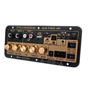 광학 오디오 블루투스 앰프 USB FM 라디오 TF 플레이어 포함, D50 보드, 가정용 차량용 DIY 서브우퍼, EU